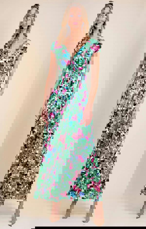 Alie Street London Sophia Maxi Dress - Paradise Green