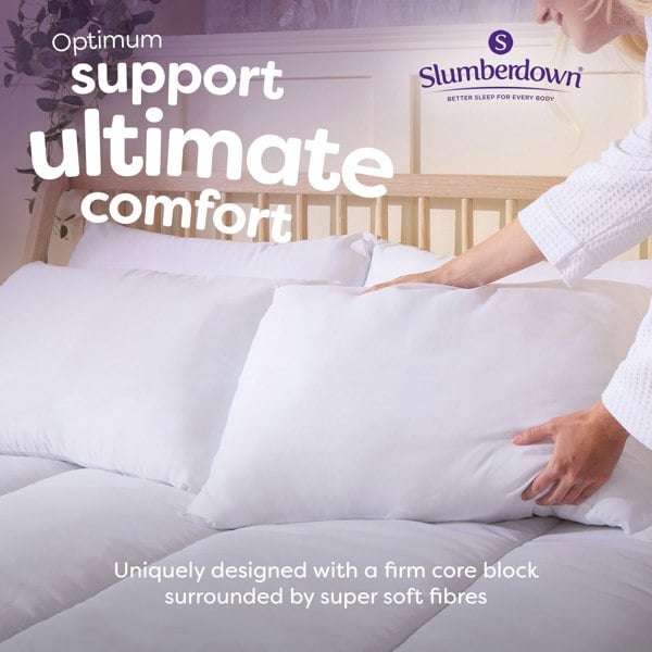 Slumberdown Feels like Down Super Support Firm Support Pillow