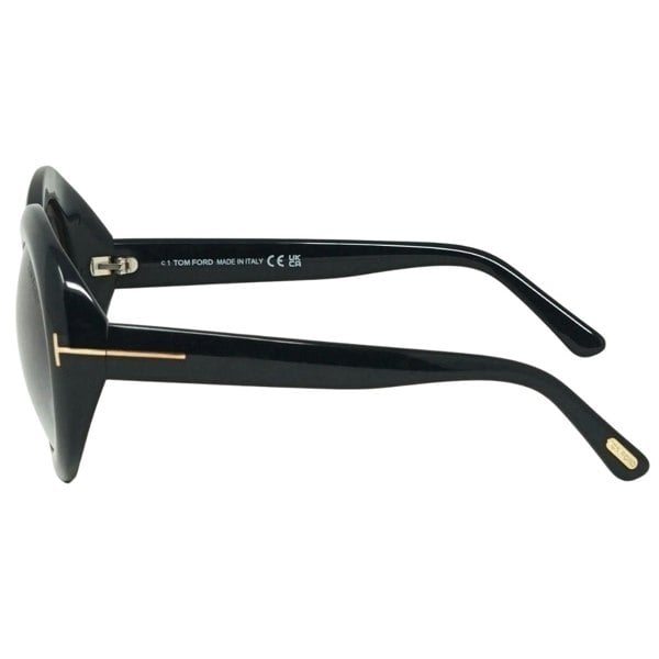 Tom Ford Liya 02 Ft0918 01B Black Sunglasses