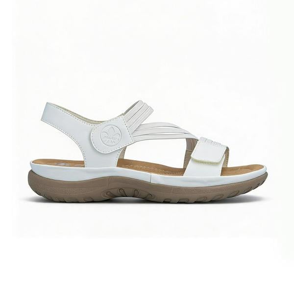 Rieker Rieker 64870 Womens Ankle Strap Sandals White