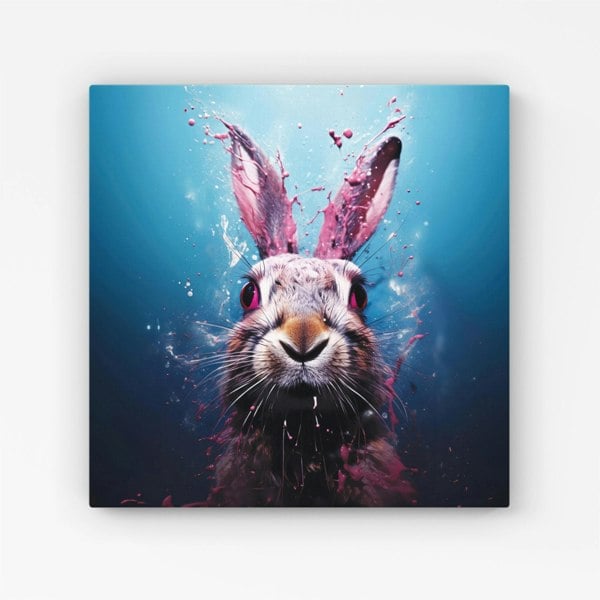 Warren Reed Rabbit Face Splashart Canvas