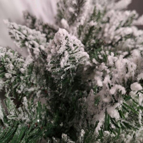 Samuel Alexander 1.8m Snow Flocked Lapland Christmas Garland with 150 Tips