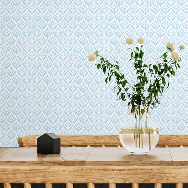 Hoopla Walls Mini Leaf - Sky 10m Wallpaper