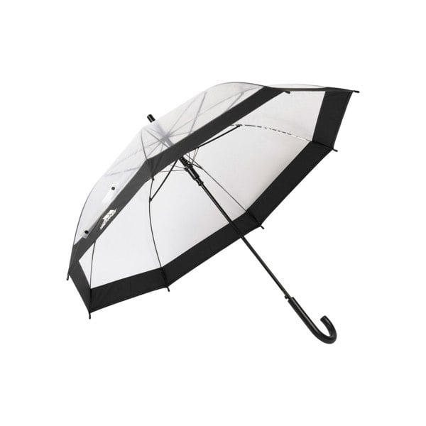 Trespass Unisex Adult Rainfall Clear POE Stick Umbrella - Black