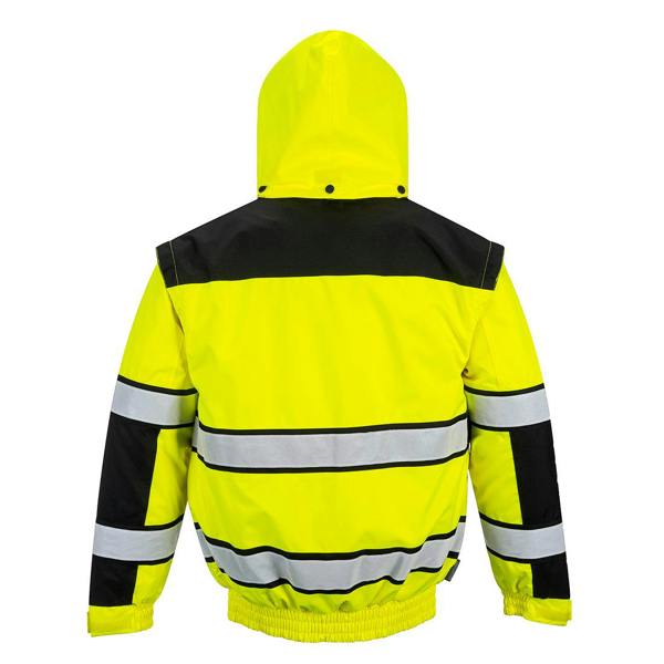 Hi-Vis 3-in-1 Contrast Winter Bomber Jacket - Hi-Vis Trousers
