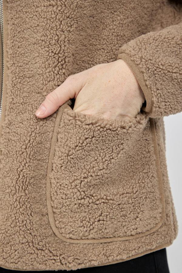 Mudflower Soft Sherpa Fleece Jacket
