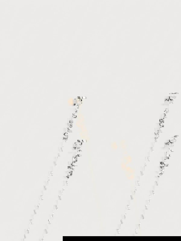 Justine Clenquet Mia Palladium-Plated Brass Earrings