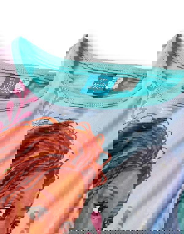 Disney Girls Blue The Little Mermaid Long Sleeve Long Leg Pyjama Set