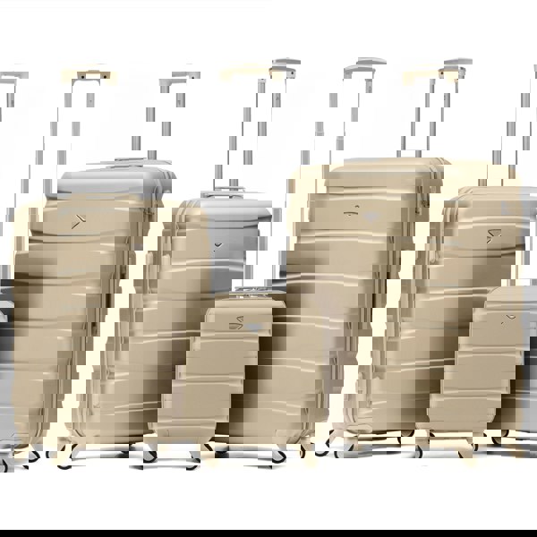 Flight Knight 45x36x20cm Cabin Case with Medium and Large Size Check-in Hold Luggage