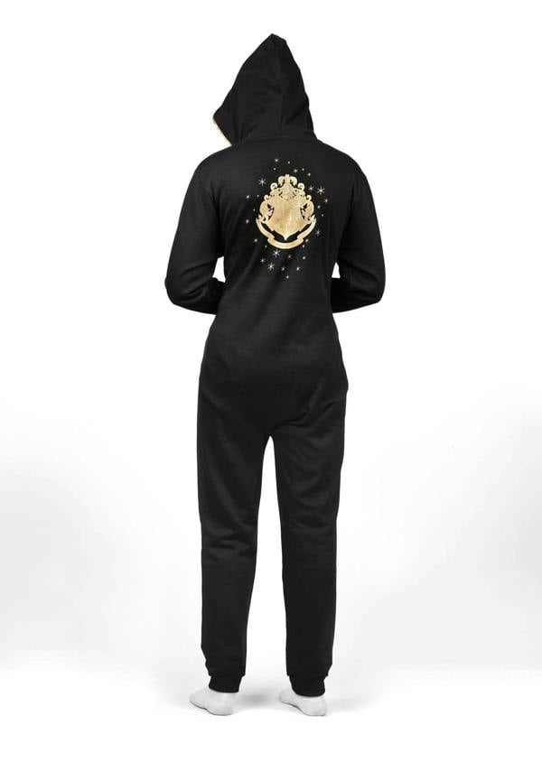 Hogwarts Harry Potter Black & Gold Ladies Jumpsuit