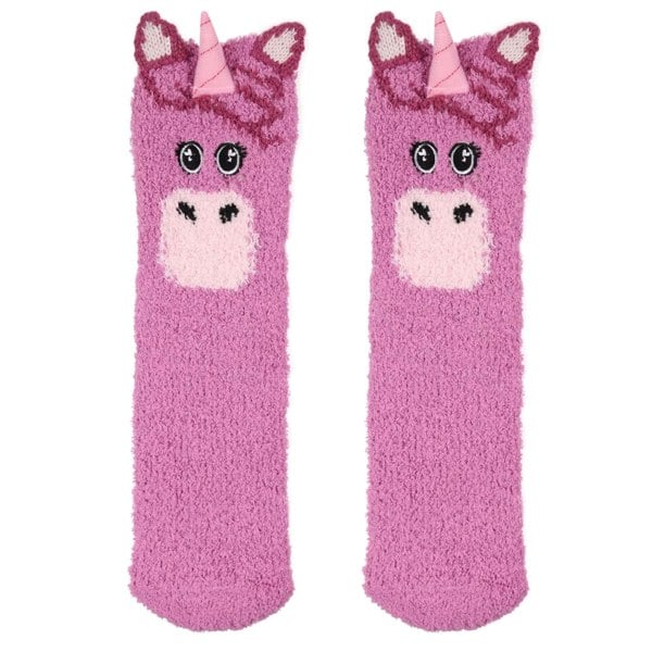 Regatta Childrens/Kids Mudplay Unicorn Socks - Radiant Orchid