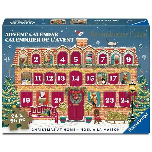 Christmas Ravensburger, Christmas at Home Jigsaw Advent, Jigsaws & Puzzles, Month To View, Family, Gift