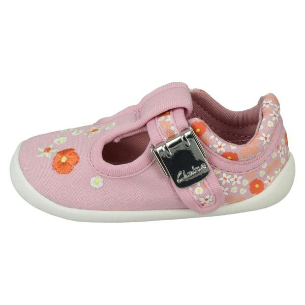 Clarks Unisex Childrens Clarks T-Bar Casual Shoe Roamer Sun