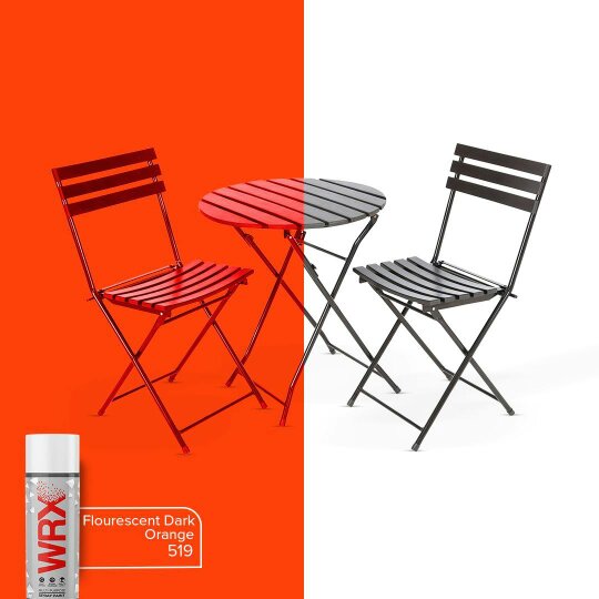 WRX Fluorescent Dark Orange Spray Paint 400ml