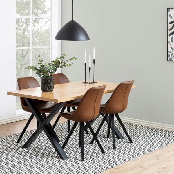 Furniture To Go Wales Dining Table in Oak