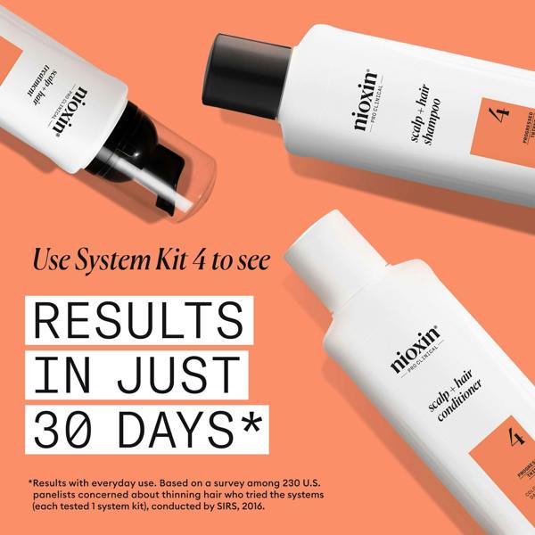 Nioxin Pro Clinical System 4 Conditioner for Coloured Hair with Progressed Thinning 300ml - Additional 2