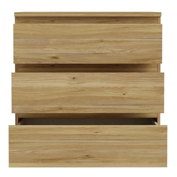 Edmore 3 Drawer Chest in Mauvella Oak