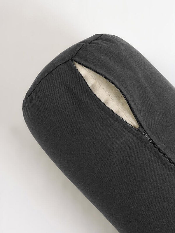 Yoga Studio Organic Cotton Buckwheat Lotus Meditation Bolster Cushion