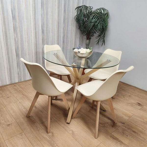 Kosy Koala Dining Table Set with 4 Chairs Dining Room, and Kitchen table set of 4