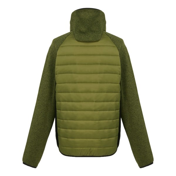 Regatta Men's Newhill Quilted Hybrid Jacket - Nephrite Green/Black