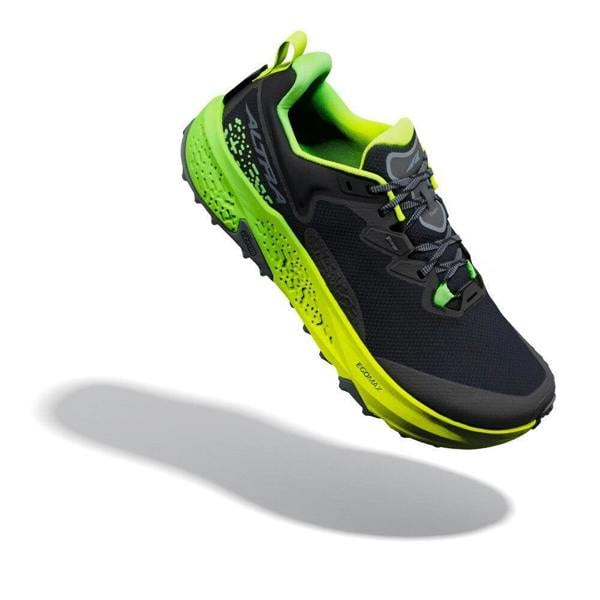 ALTRA Mens Timp 6 Trail Running Trainers Shoes Black Green