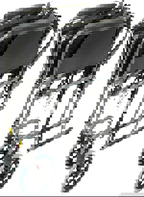 Aidapt Deluxe Self Propelled Steel Wheelchair Hammered Effect