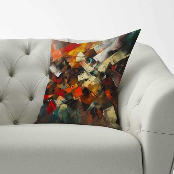 Warren Reed Dynamic Chaos: Energy Unleashed Cushions