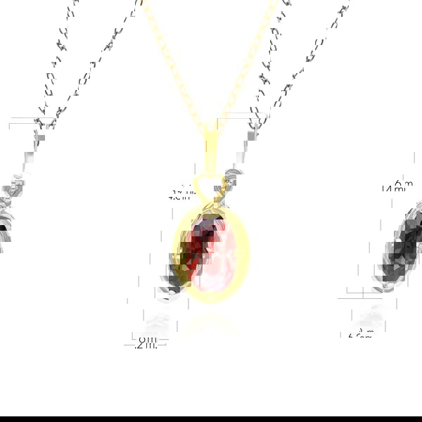 classic-oval-garnet-diamond-heart-pendant-necklace-in-9ct-yellow-gold-135p2142049 Dimensions