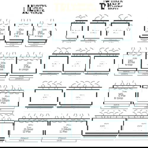TRL Furniture Elegant Beech Dining Table