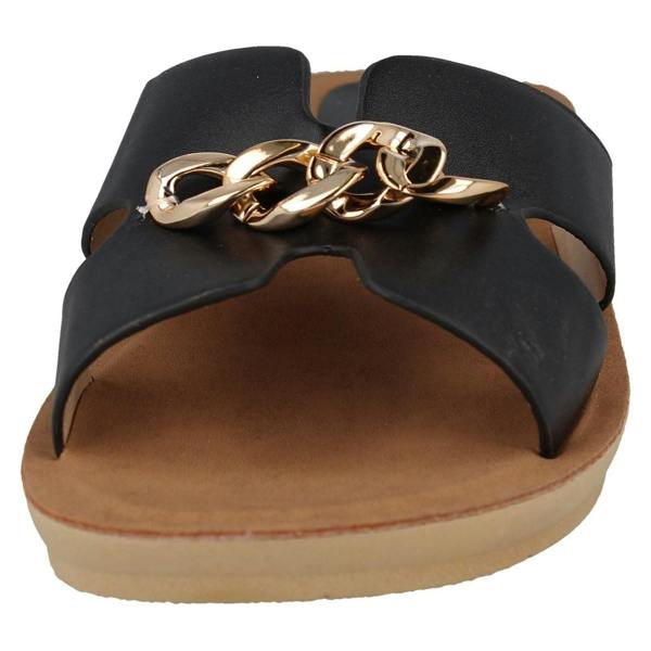 Savannah Ladies Savannah Open Toe Casual Mules