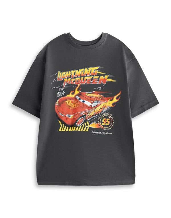 Disney Mens Multicoloured Cars Short Sleeve Long Leg Pyjama Set