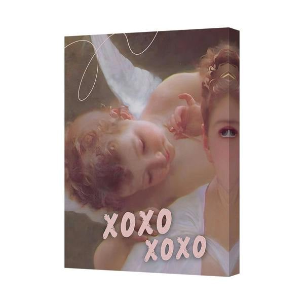 Benjamin Tate Design Personalized Photo Canvas Print XOXO XOXO Wall Art