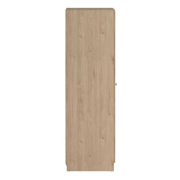 Wyld Haus Cherryfern Natural Oak Wood Wardrobe 2 Frame Doors