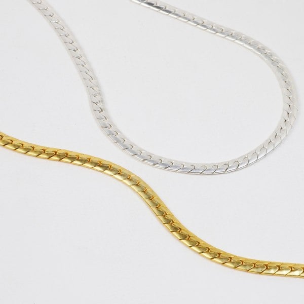 Snake Chain  Gold  14 "(36 cm) - Lila Rasa