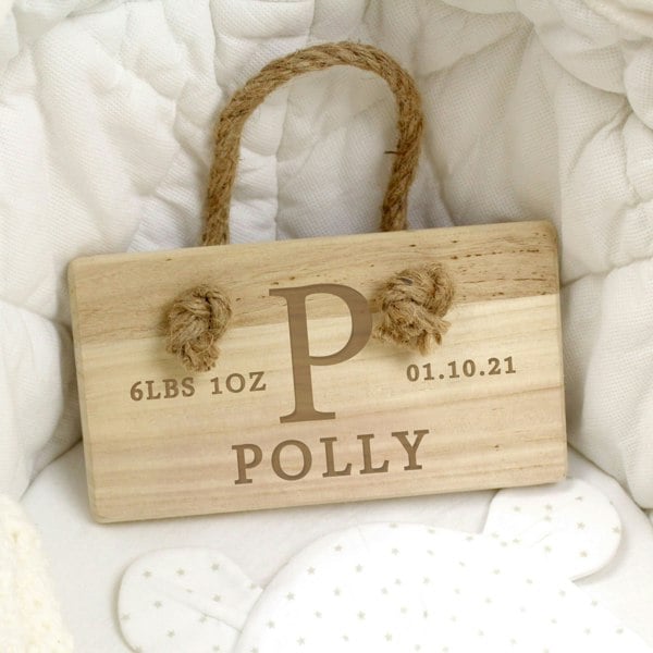 Personalised Memento Company Personalised Initial Wooden Sign