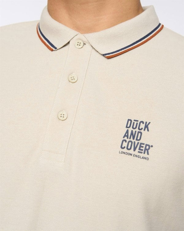 Duck and Cover Melports Polo Off White