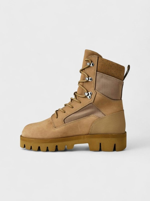 Heron Preston Military Boots Biege