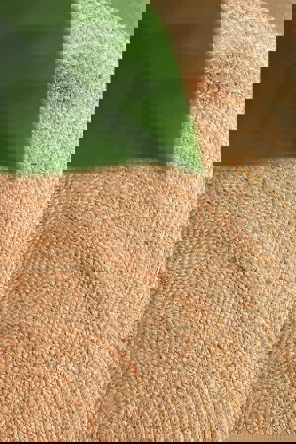 The Rugs Jutta Natural Round Jute Rug - Stylish & Comfort