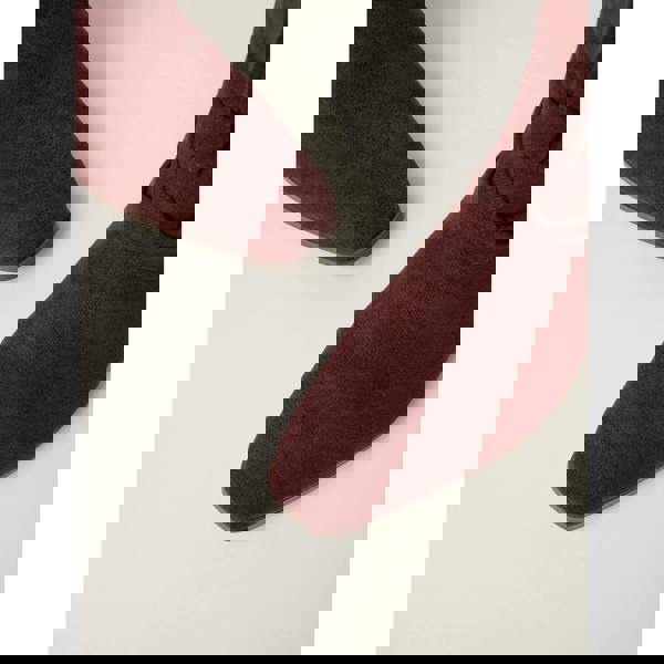 Blue Vanilla Buckle Detail Suedette Knee High Boot