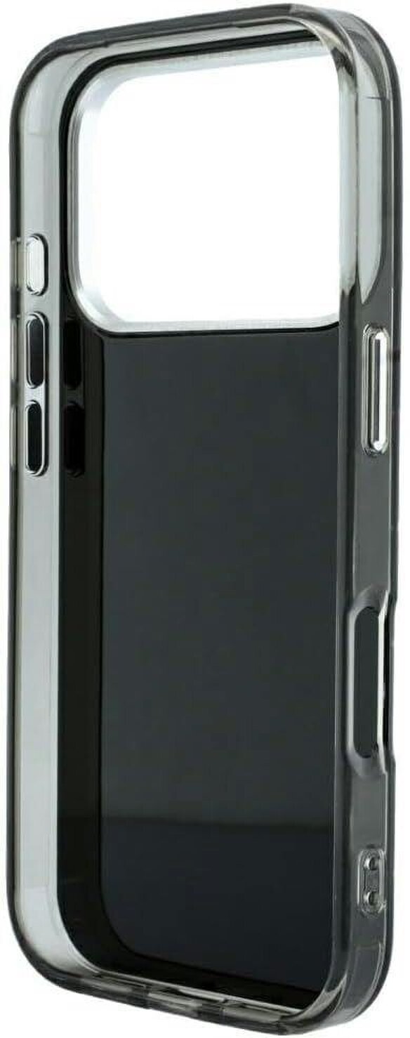 Karl Lagerfeld IML Rhinestones Allover and Electroplated Logo Case for iPhone 17/18 Pro 6.3" Black - KLHCP18L6HCRDKLK