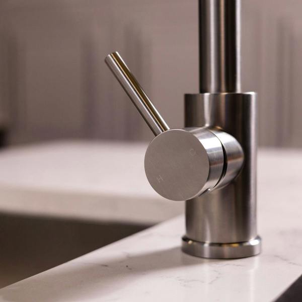 Flode Mång Multi Use Kitchen Mixer Tap | Brushed Steel