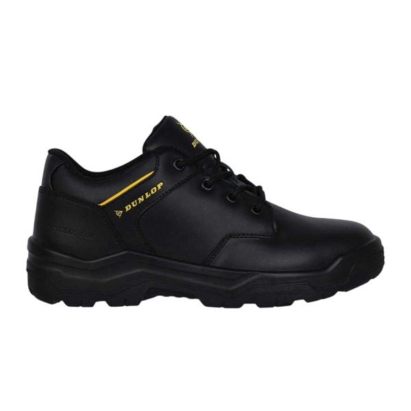 Dunlop Mens Kansas Leather Safety Shoes - Black - 