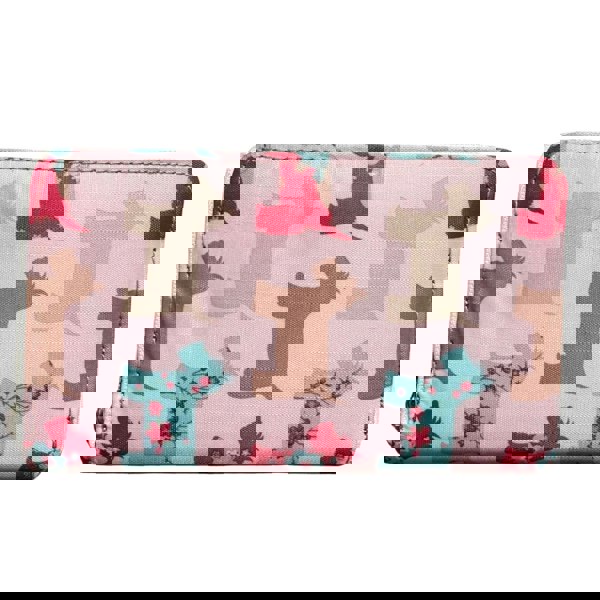 Fores Collection Scotty Dog Print Zip Around Purse