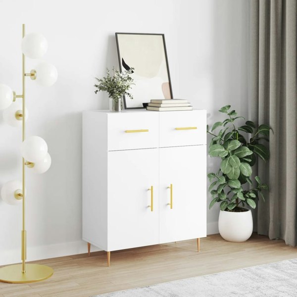 Berkfield Sideboard White 69.5x34x90 cm Engineered Wood