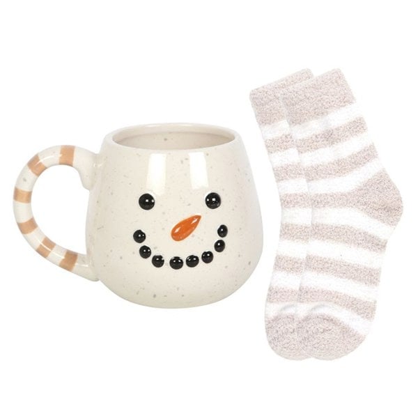 Serano Snowman Mug and Socks Set