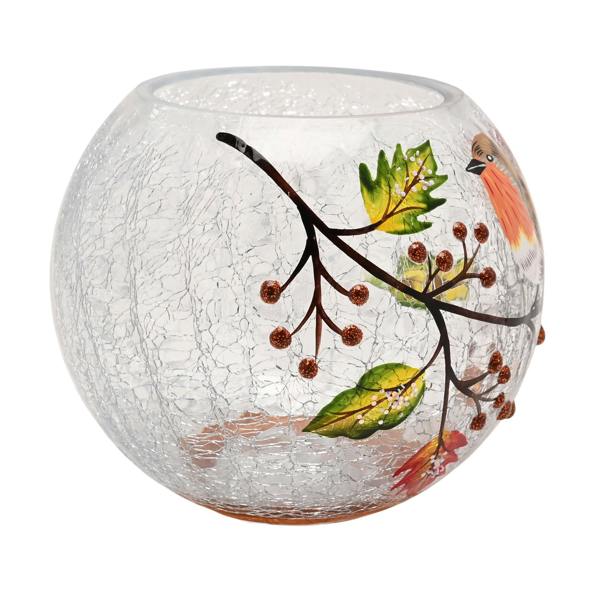 Country Living Autumn Robin Votive Holder