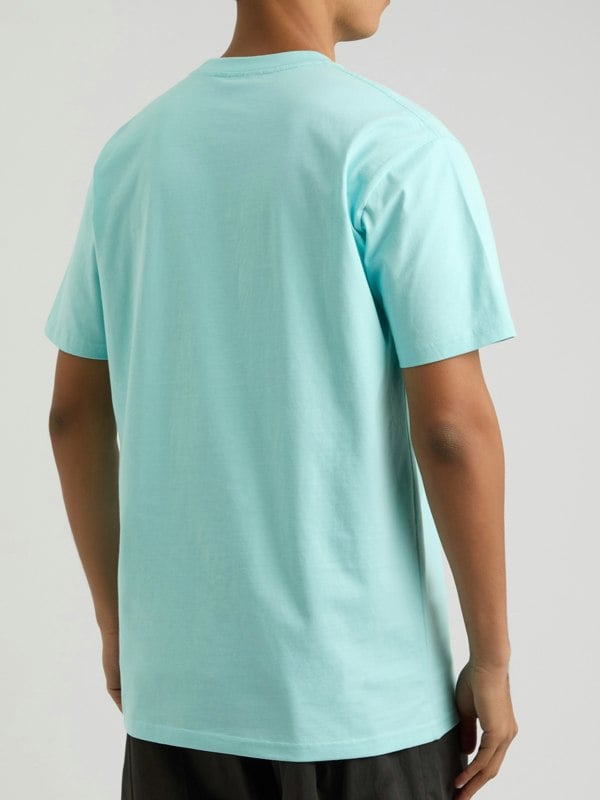 SINCLAIR ITALICS GLOBAL LOGO TEE BLUE