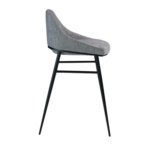 Angel Cerdá Grey Fabric Stool 4103