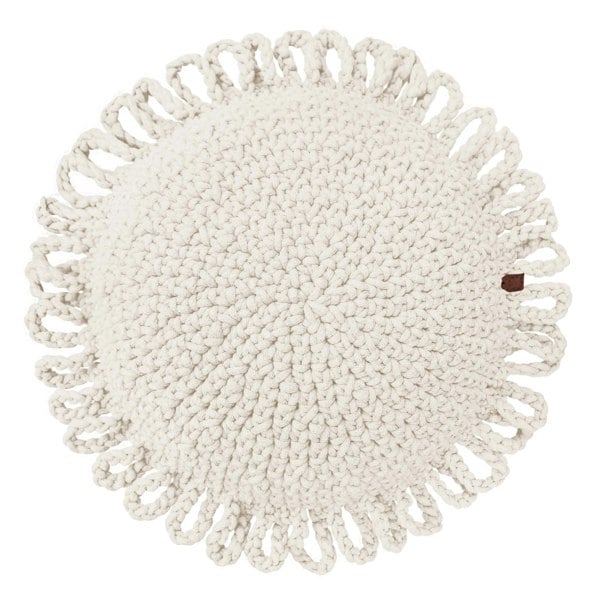 Zuri House Crochet kids cushion FUN | IVORY