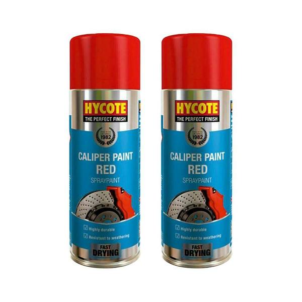 Hycote 2X Hycote Red Caliper Spray Paint 400ml